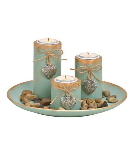 3 Tealight Holders - Image 1