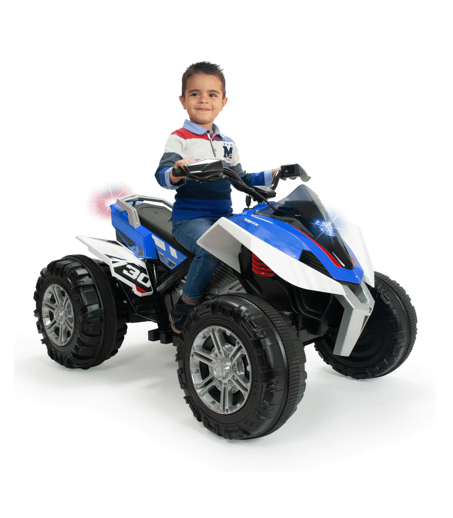 Rage 12V Electric Quad in Blue nsejt.mt