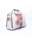 Gloria's Pom Pom Bag (White) - Thumbnail 2