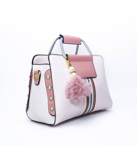 Gloria's Pom Pom Bag (White) - Image 2