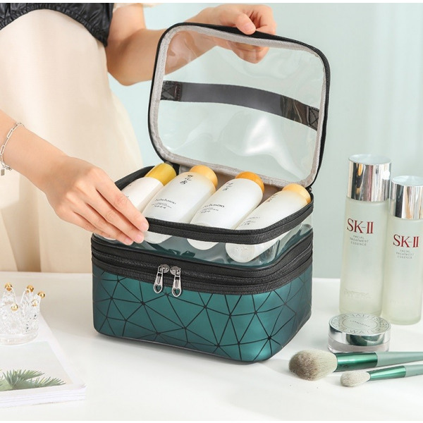 Foldout toiletry bag (Green) nsejt.mt