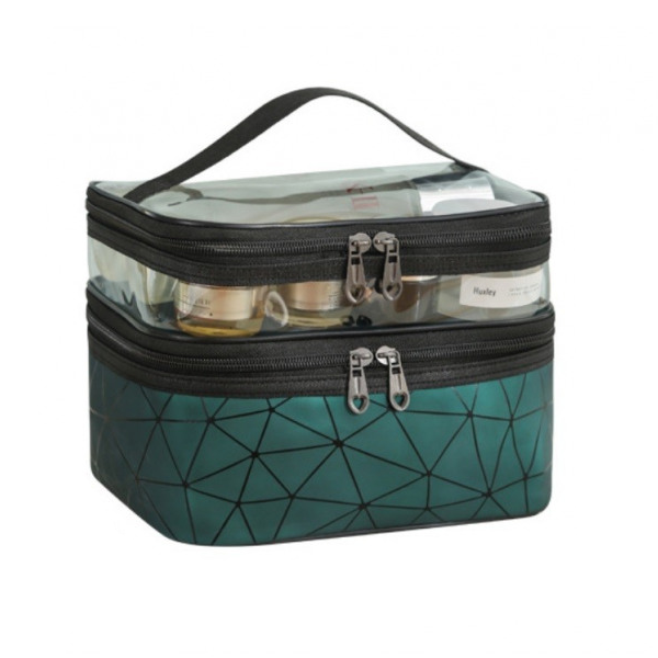 Foldout toiletry bag (Green) nsejt.mt