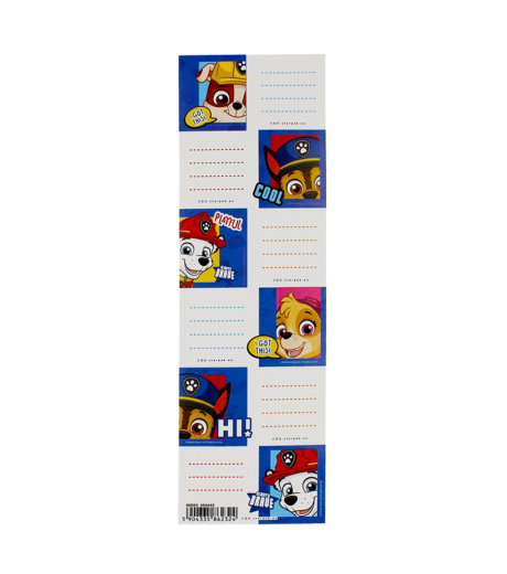 6x Labels (Paw Patrol - Blue) - Image 1