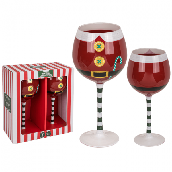 Santa Wine Glasses nsejt.mt