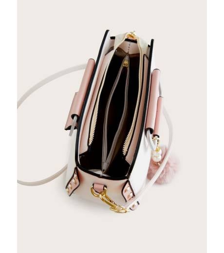 Gloria's Pom Pom Bag (White) - Image 4