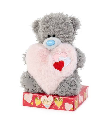 7" Pink Padded Heart Me to You Bear - Image 1