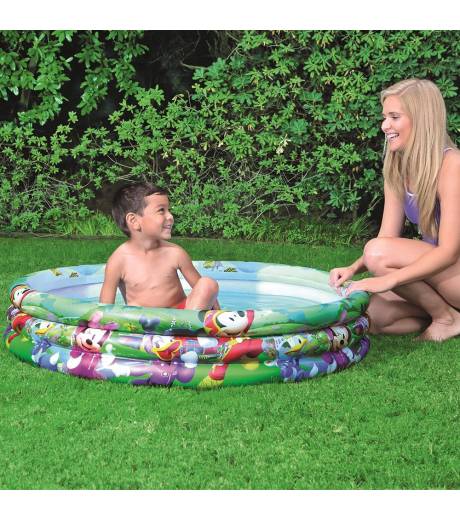 Mickey Mouse Club House Pool (1.22m x H25cm 3-Ring) - Image 2