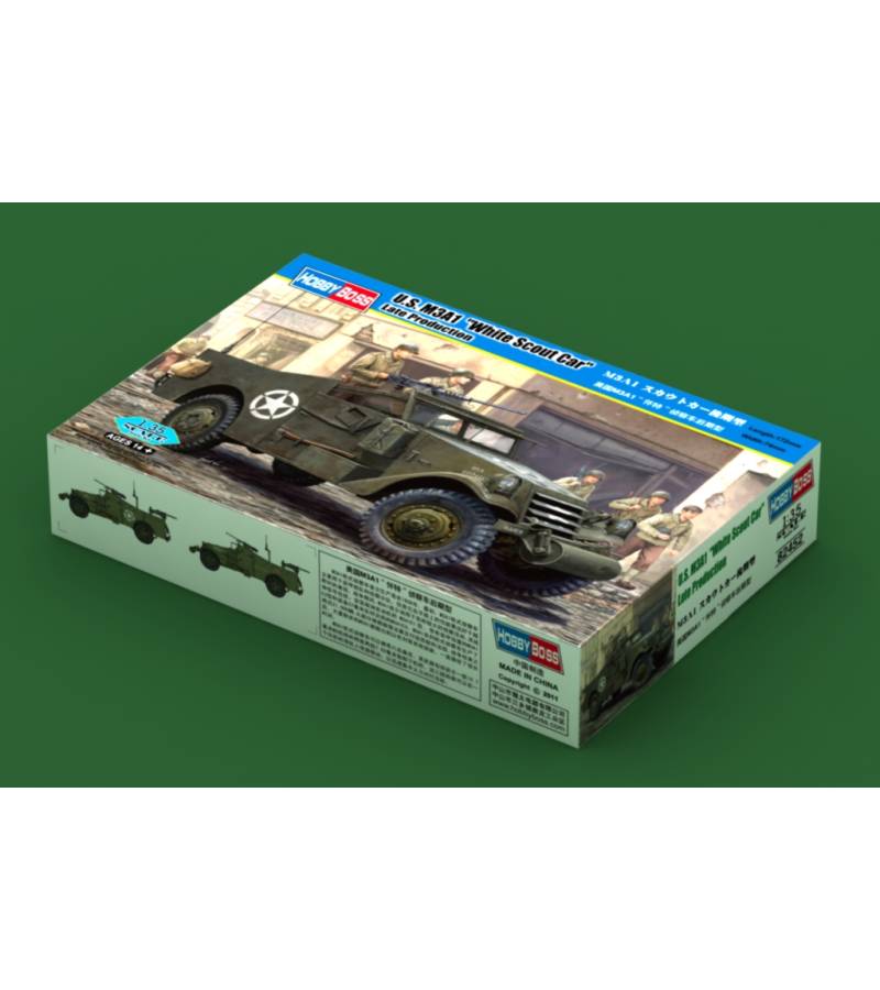 1:35 U.S M3A1 WHITE SCOUT CAR LATE PRODUCTION