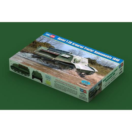 1:35 SOVIET T-20 ARMOURED TRACTOR KOMSOMOLETS 1940