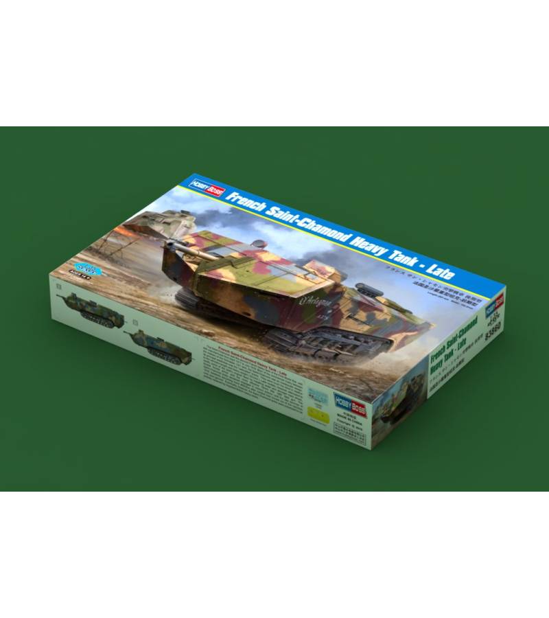 1:35 WWI FRENCH ST-CHAMOND HEAVY TANK-LATE