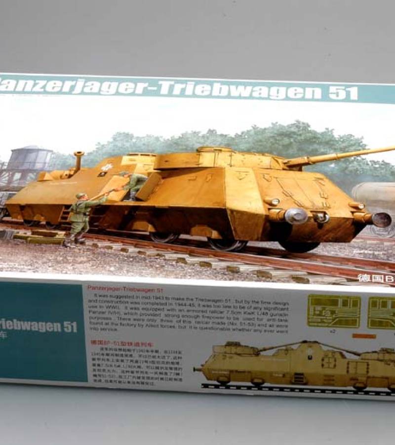 Maquette Trumpeter 1/35 Panzerjäger-Triebwagen 51, Ref 01516, Modèle Militaire Neuf