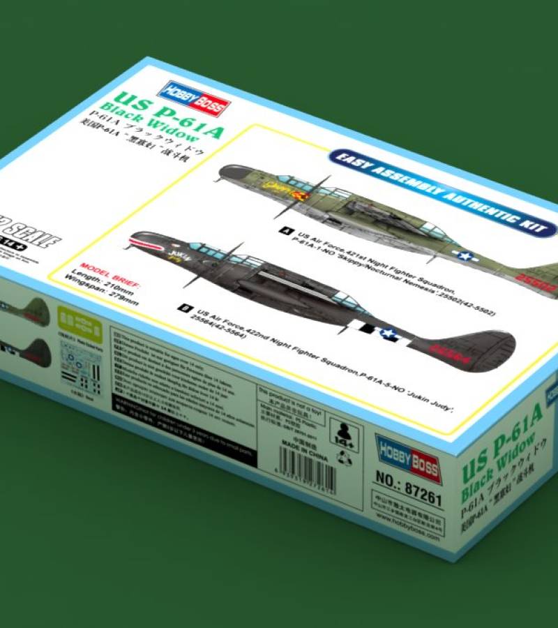 172 US P61A BLACK WIDOW Malta Scale Model Shop