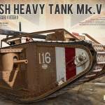 1:35 WWI BRITISH HEAVY TANK Mk. V MALE
