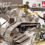 1:35 WWI FRENCH FT-17 LIGHT TANK CREW & ORDERLY