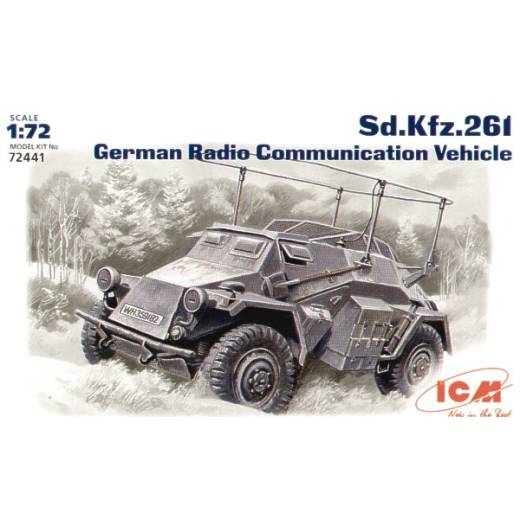 1:72 GERMAN SDKFZ.261 RADIO COMMUNICATION VEHICLE