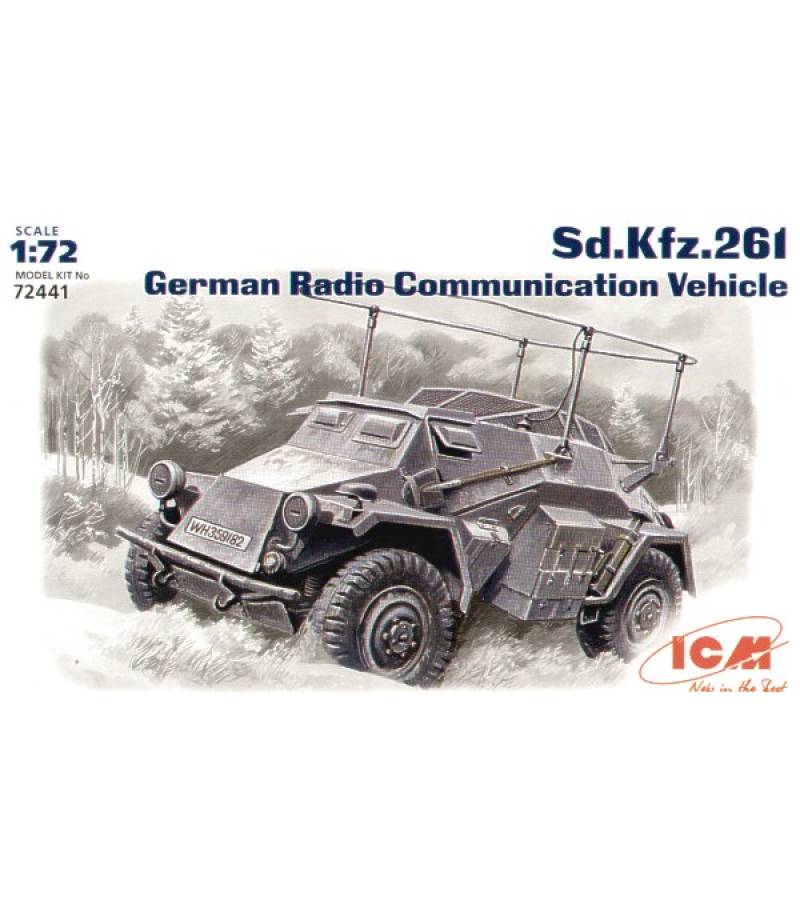 1:72 GERMAN SDKFZ.261 RADIO COMMUNICATION VEHICLE