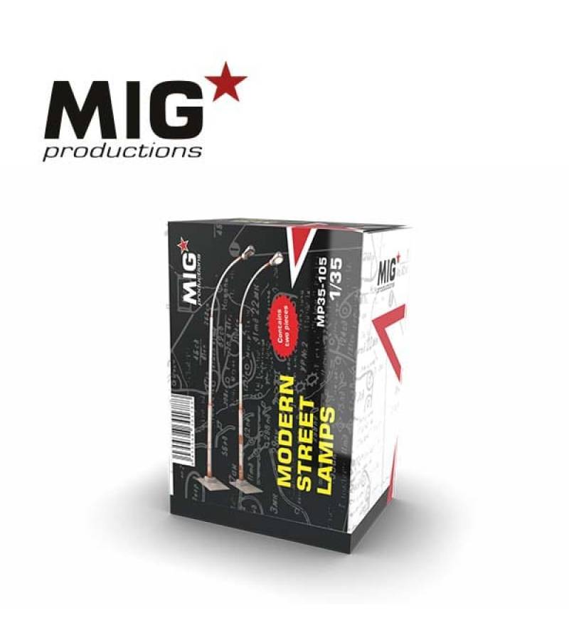 1:35 MODERN STREET LAMPS