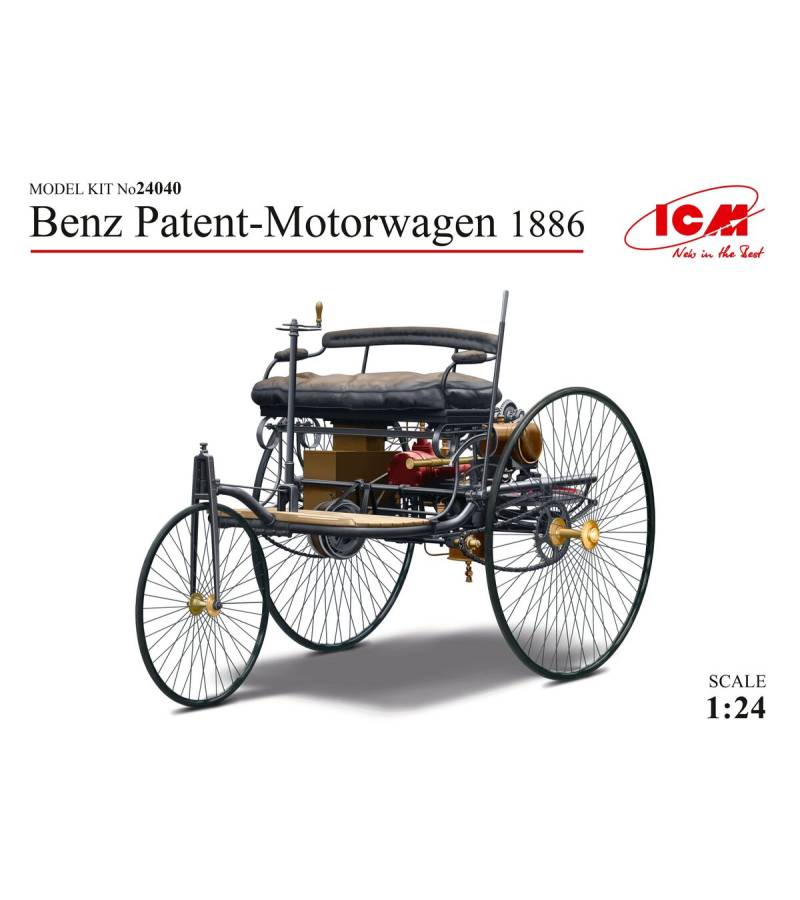 1:24 BENZ PATENT MOTORWAGEN 1886 (100% NEW)