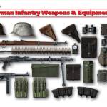 1:35 WWII GERMAN INFANTRY WEAPONS & EQUIP