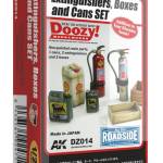 1:24 EXTINGUISHERS, BOXES AND CANS SET