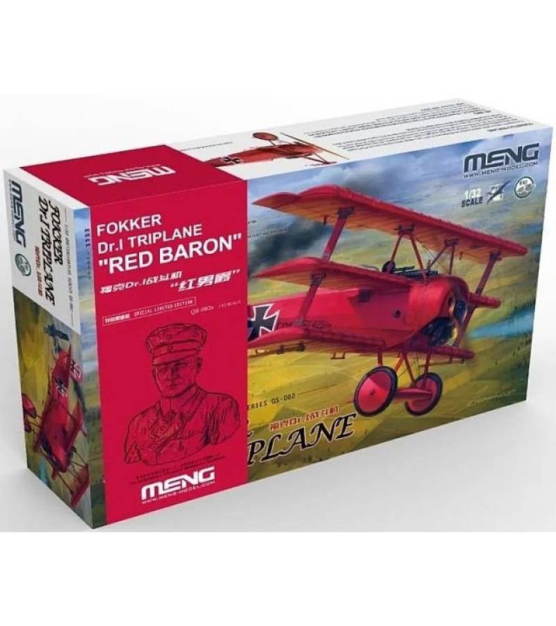 1:32 FOKKER DR.I TRIPLANE "RED BARON"AND 1/10
