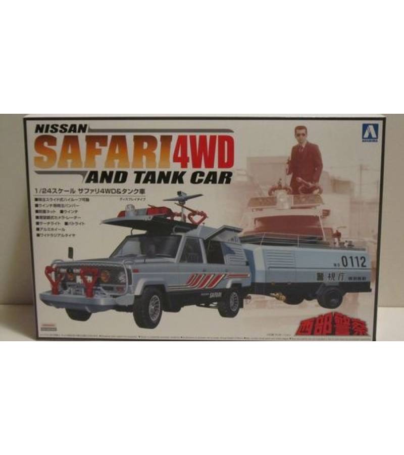 1:24 CONCRETE WESTERN SAFARI 4WD & TANK CAR