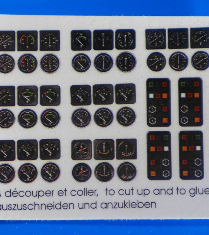 INSTRUMENT PANEL 1/15 SCALE - Malta Scale Model Shop