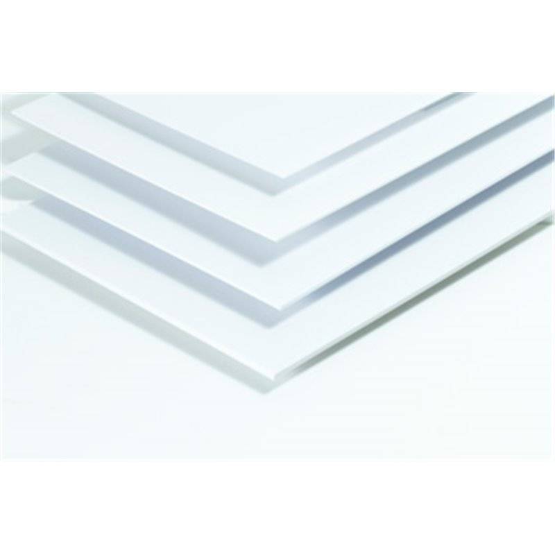 SHEETS WHITE PVC FOAM 194x320mm 5mm Malta Scale Model Shop
