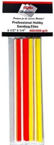 6MM PROFESSIONAL SANDING FILES EXTRA FINE - Malta Scale Model Shop