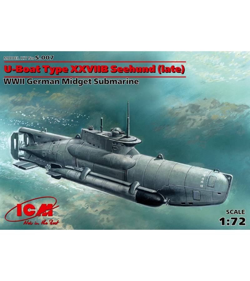 1:72 U-BOAT TYPE XXVIIB "SEEHUND" LATE SUB