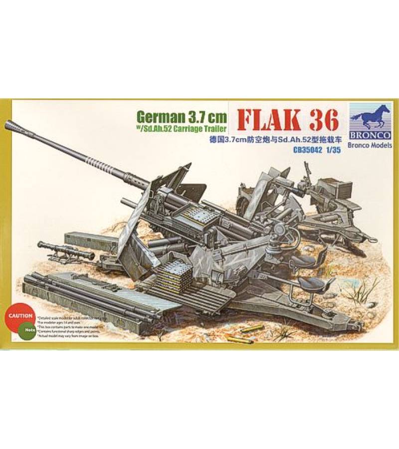 1:35 GERMAN 3.7cm FLAK 36
