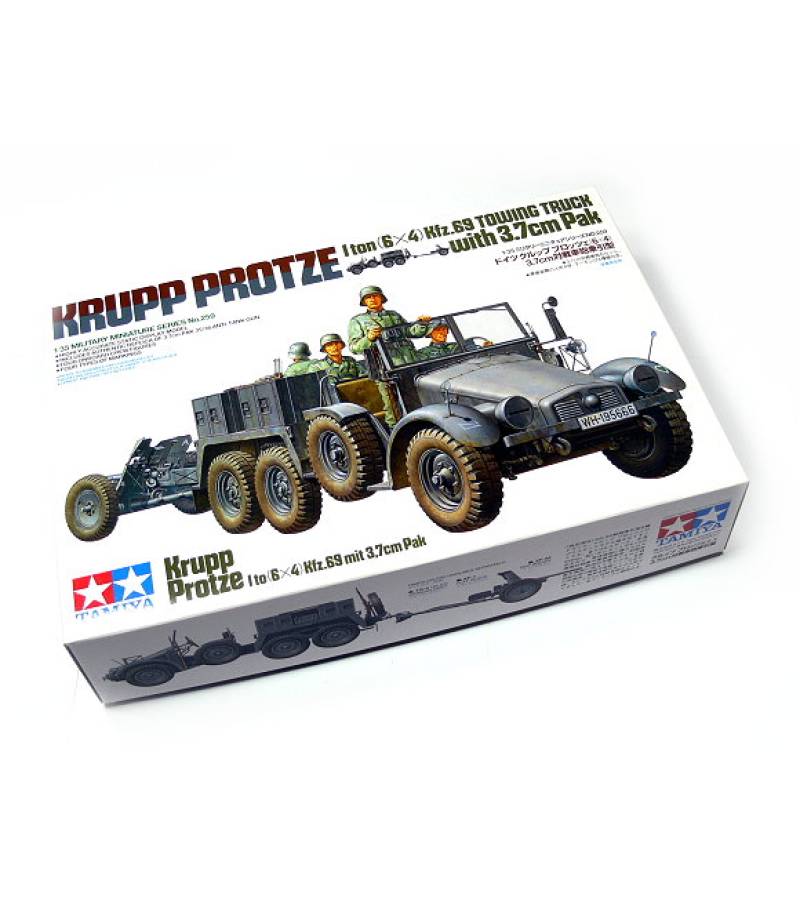 1:35 KRUPP TOWING TRUCK WITH 3.7CM PAK