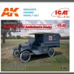 1:35 MODEL T 1917 AMBULANCE (EARLY) WWI AAFS