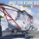 1:35 MQ-8B FIRE SCOUT W/MISSILE & BLADE FOLD KIT