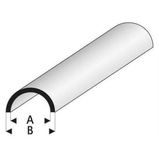 HALF RND STYRENE PROFILE 4.5mm GRN