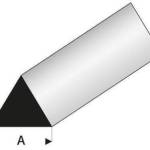 TRIANGLE 60dg STYRENE PROFILE 3mm RED