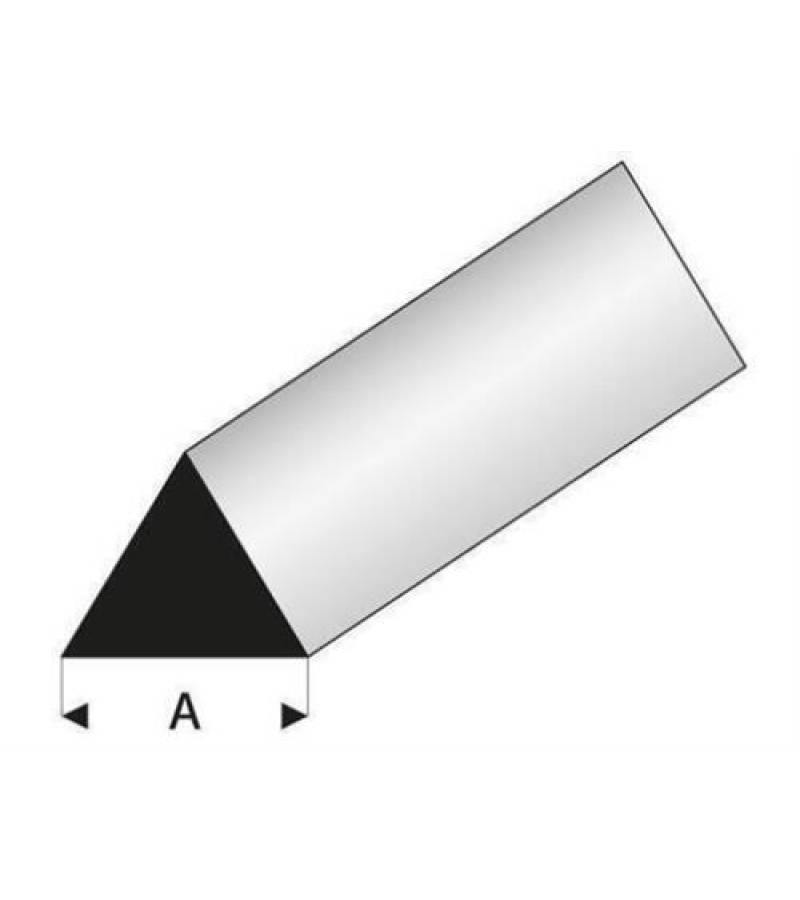 TRIANGLE 60dg STYRENE PROFILE 3mm RED