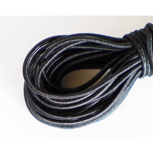 BLACK ELASTIC ROPE 5MT