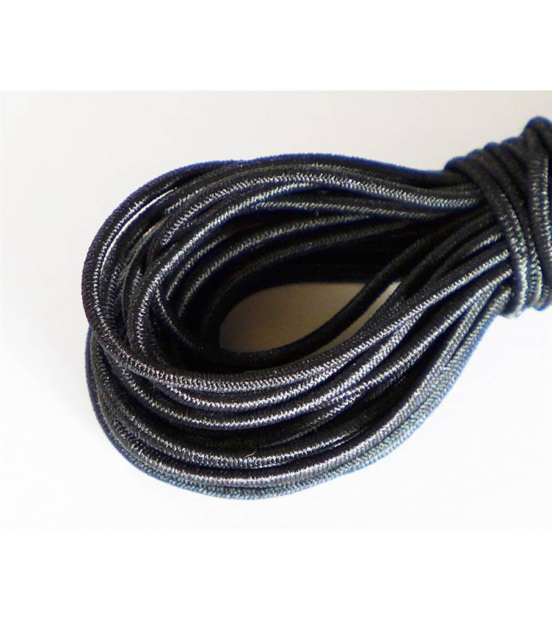 BLACK ELASTIC ROPE 5MT