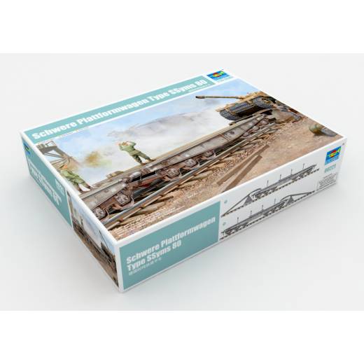 1:35 SCH PLATTFORM WAGEN TYPE SSYMS 80 TRAIN SET