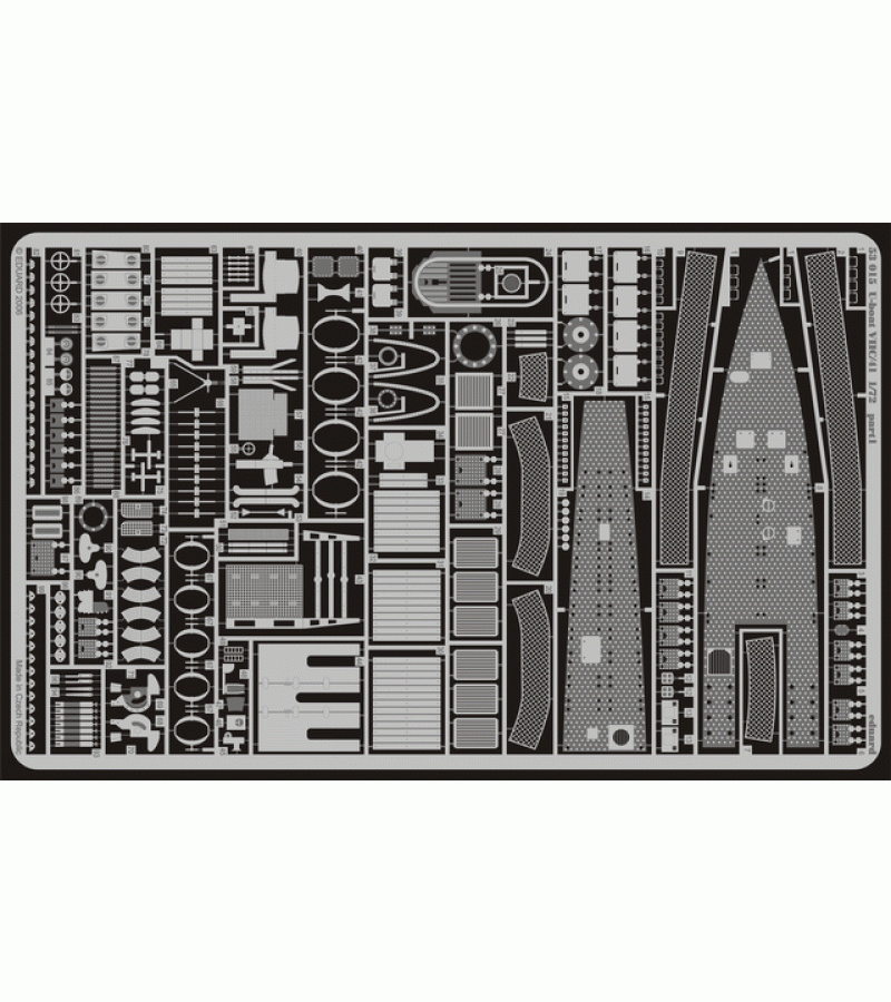 1:72 U-BOAT VIIC/41 SUB photoetch