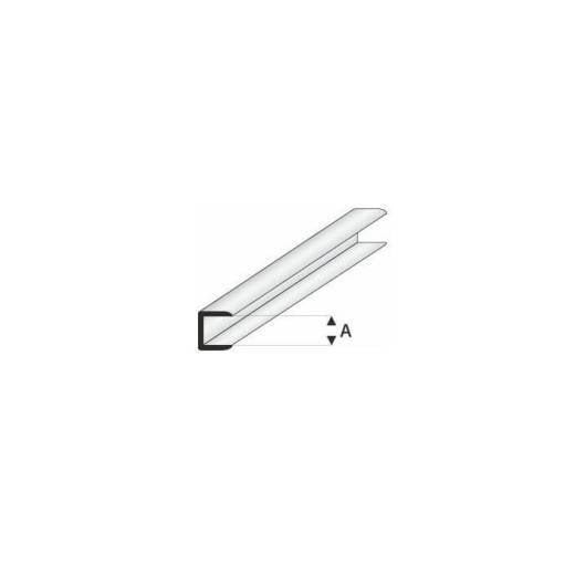 EDGE STRIP  STYRENE PROFILE 1.0mm BLU