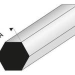 HEXAGONAL STYRENE PROFILE 3mm GRN