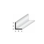ANGLE STYRENE PROFILE 2.0x2.0mm BLU