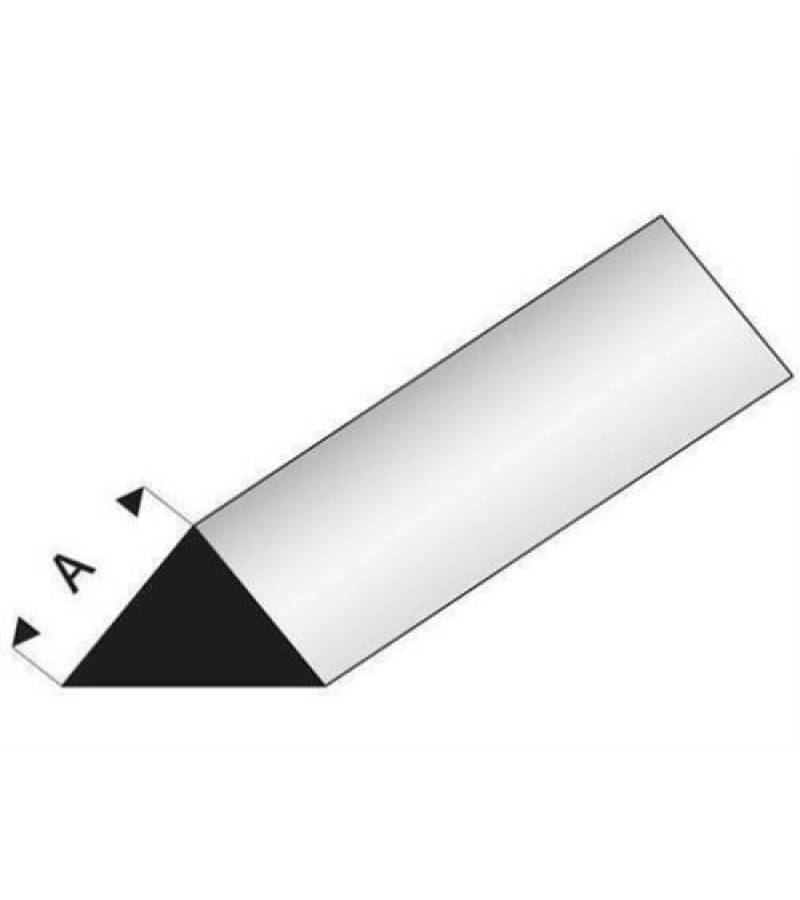 TRIANGLE 90dg STYRENE PROFILE 3mm RED