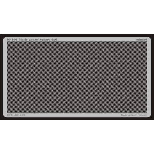 MESH GAUZE/SQUARE 6X6 photoetch