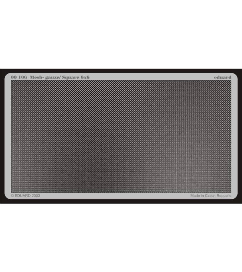 MESH GAUZE/SQUARE 6X6 photoetch
