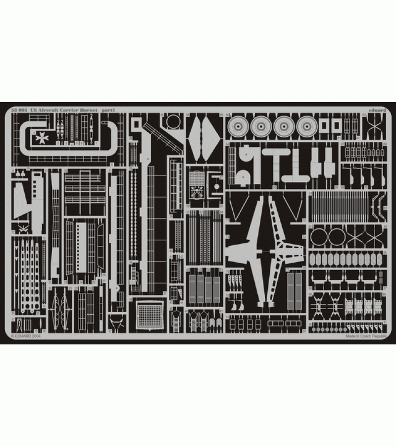 1:350 US AIRCRAFT CARRIER HORNET photoetch