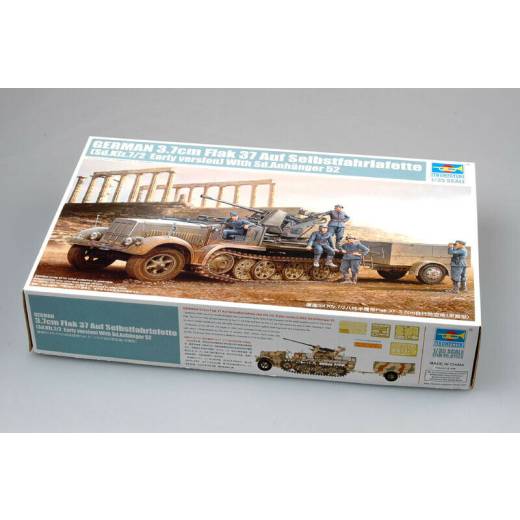 1:35 3.7CM FLAK37 AUF SELBSTFAHRLAFETTE 7/2 EARLY