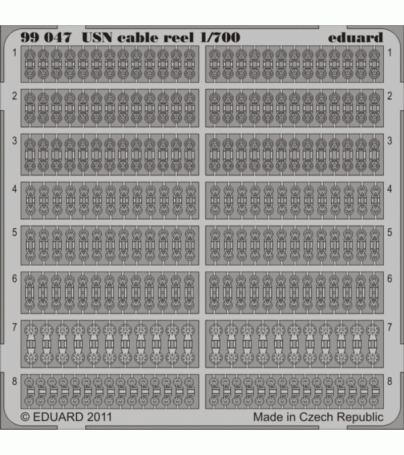1:700 USN CABLE REEL photoetch